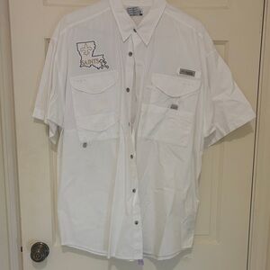 Men’s Columbia White Saints Shirt